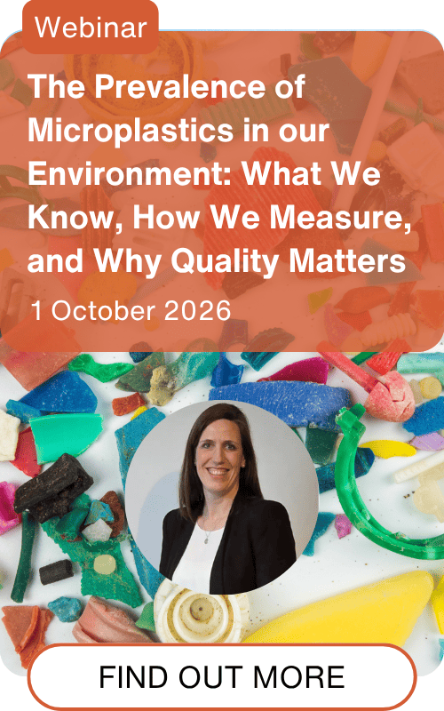 Webinar on microplastics, 1 October 2026.